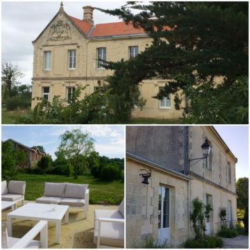 Château Bernon Acomodação com café da manhã Queyrac Exterior foto